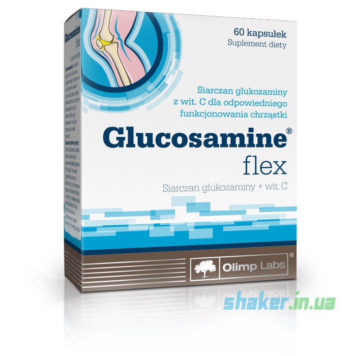 Глюкозамин Olimp Glucosamine Flex (60 капс) олимп,  мл, Olimp Labs. Глюкозамин. Поддержание здоровья Укрепление суставов и связок 