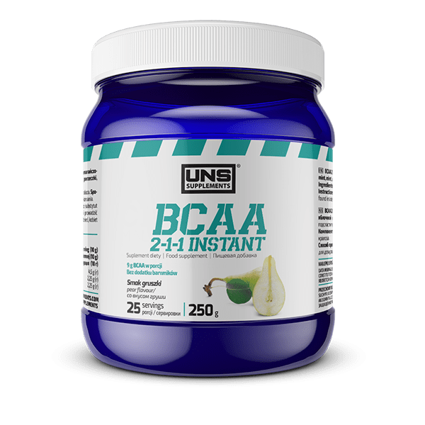 БЦАА UNS BCAA 2-1-1 Instant (250 г) юсн Pear,  мл, UNS. BCAA. Снижение веса Восстановление Антикатаболические свойства Сухая мышечная масса 