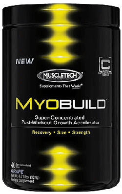 MyoBuild, 324 г, MuscleTech. Послетренировочный комплекс. Восстановление 