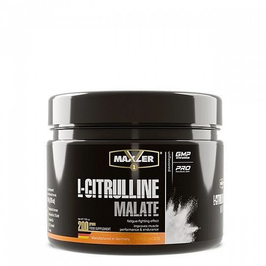 Аминокислота Maxler L-Citrulline Malate, 200 грамм,  мл, Maxler. Аминокислоты. 