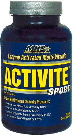 Activite Sport, 120 piezas, MHP. Complejos vitaminas y minerales. General Health Immunity enhancement 