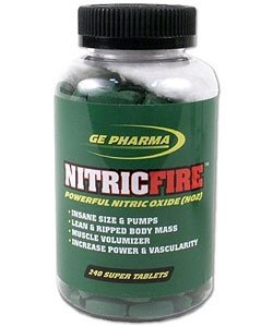 NitricFire, 240 piezas, Ge Pharma. Suplementos especiales. 