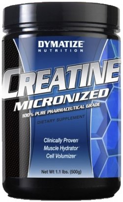 Creatine Micronized (Monohydrate), 500 г, Dymatize Nutrition. Креатин моногидрат. Набор массы Энергия и выносливость Увеличение силы 