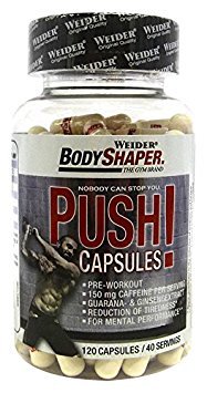 Push Capsules, 120 pcs, Weider. Pre Workout. Energy & Endurance 