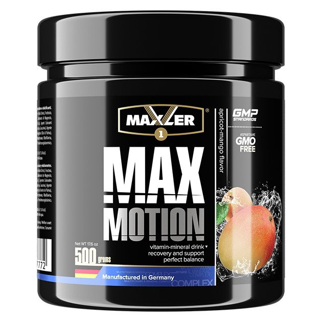 Изотоники Maxler Max Motion, 500 грамм Абрикос-манго,  ml, MadMax. Isotonic. General Health स्वास्थ्य लाभ Electrolyte recovery 