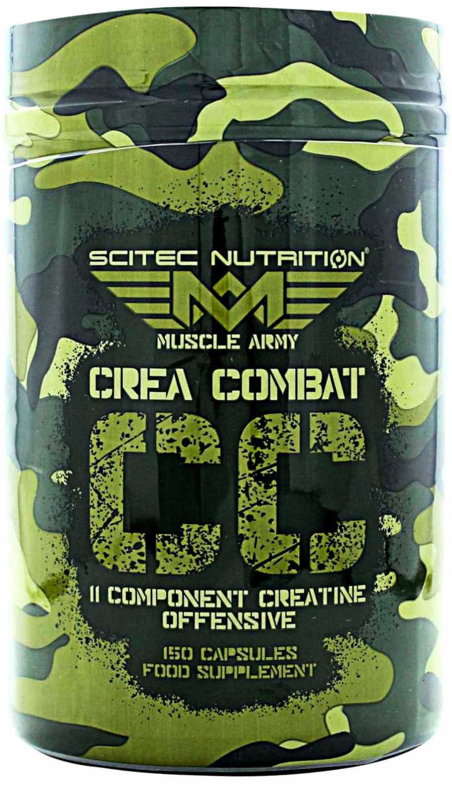 Crea Combat, 150 шт, Scitec Nutrition. Разные формы креатина. 