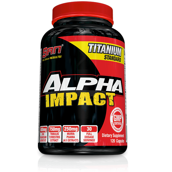 Alpha Impact, 120 шт, San. Трибулус. Поддержание здоровья Повышение либидо Повышение тестостерона Aнаболические свойства 