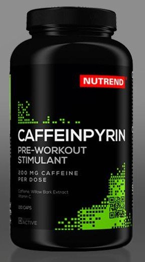 Caffein Pyrin, 100 шт, Nutrend. Энергетик. Энергия и выносливость 