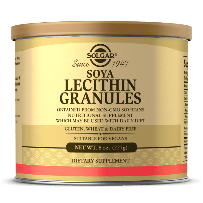 Соевый Лецитин в Гранулах, Soya Lecithin Granules, Solgar, 227 гр.,  мл, Solgar. Лецитин. Поддержание здоровья 