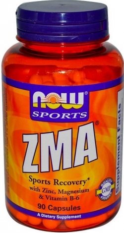 ZMA, 90 pcs, Now. ZMA (zinc, magnesium and B6). General Health Testosterone enhancement 