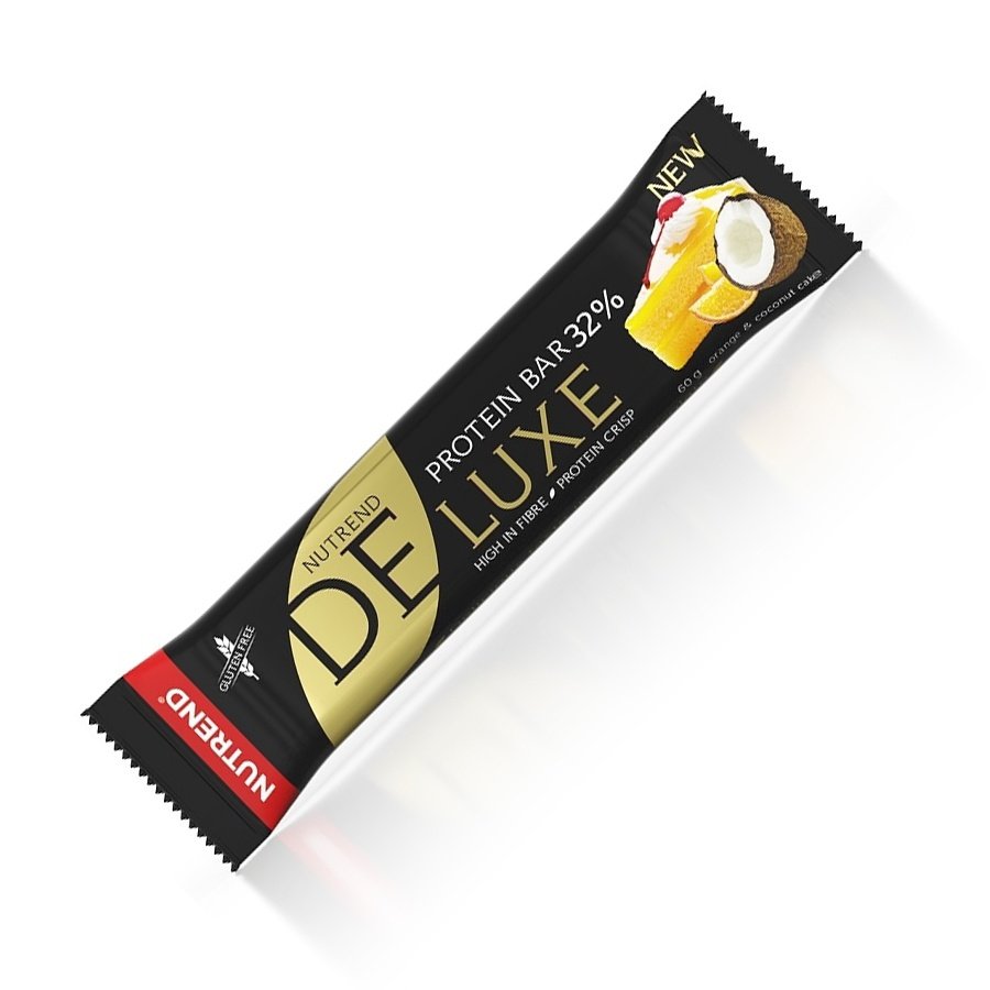 Батончик Nutrend Deluxe Protein Bar, 60 грамм Апельсин-кокосовое пирожное,  ml, Nutrend. Bar. 