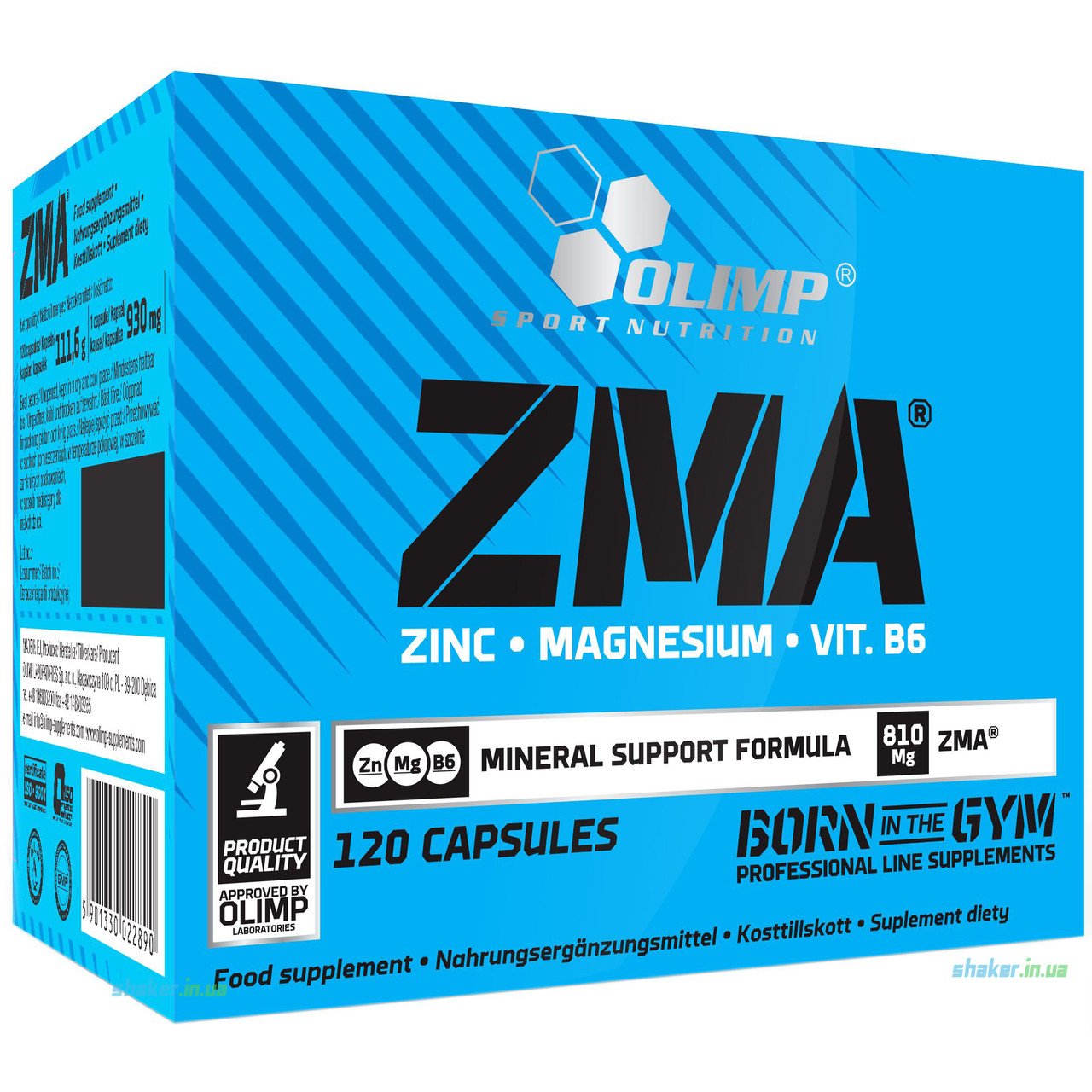 Бустер тестостерона  Olimp ZMA  (120 капс) ЗМА олимп,  мл, Olimp Labs. ZMA (Цинк, Магний и B6),ZMA. Поддержание здоровья Повышение тестостерона 