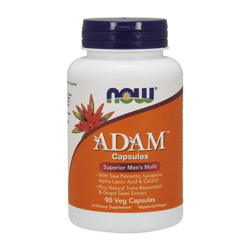 Now Витамины для мужчин Now Foods Foods Adam (90 вег. капс) нау фудс адам, , 90 