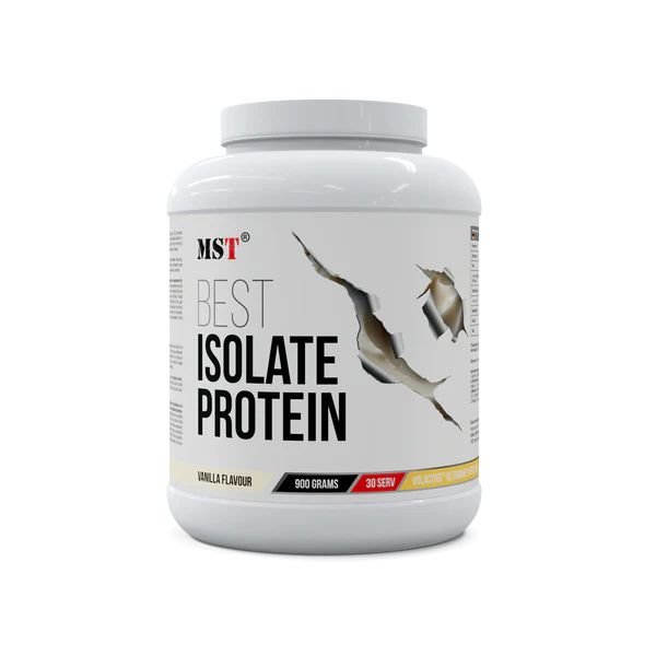 Протеин MST Best Isolate Protein, 900 грамм Ваниль,  ml, MST Nutrition. Protein. Mass Gain recovery Anti-catabolic properties 