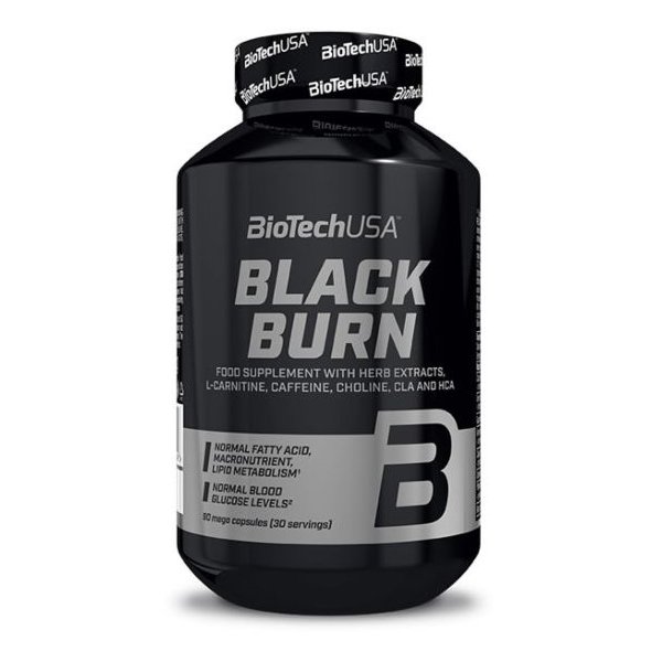 Жиросжигатель BioTech Black Burn, 90 капсул,  ml, BioTech. Fat Burner. Weight Loss Fat burning 