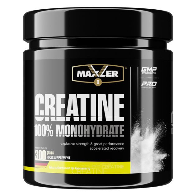 Креатин Maxler Creatine Monohydrate, 300 грамм Без вкуса,  мл, Maxler. Креатин. Набор массы Энергия и выносливость Увеличение силы 
