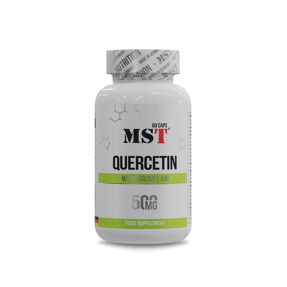 MST Nutrition Натуральная добавка MST Quercetin Bromelain, 60 капсул, , 