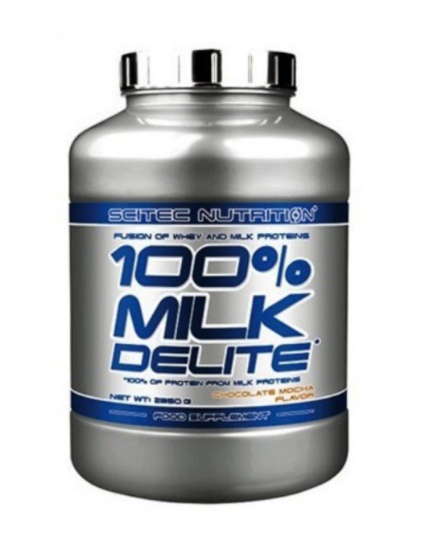 100% Milk Delite, 2350 г, Scitec Nutrition. Сывороточный концентрат. Набор массы Восстановление Антикатаболические свойства 
