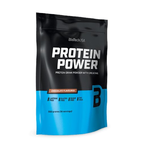 Протеин Biotech Protein Power, 500 грамм Банан-клубника,  ml, BioTech. Protein. Mass Gain recovery Anti-catabolic properties 