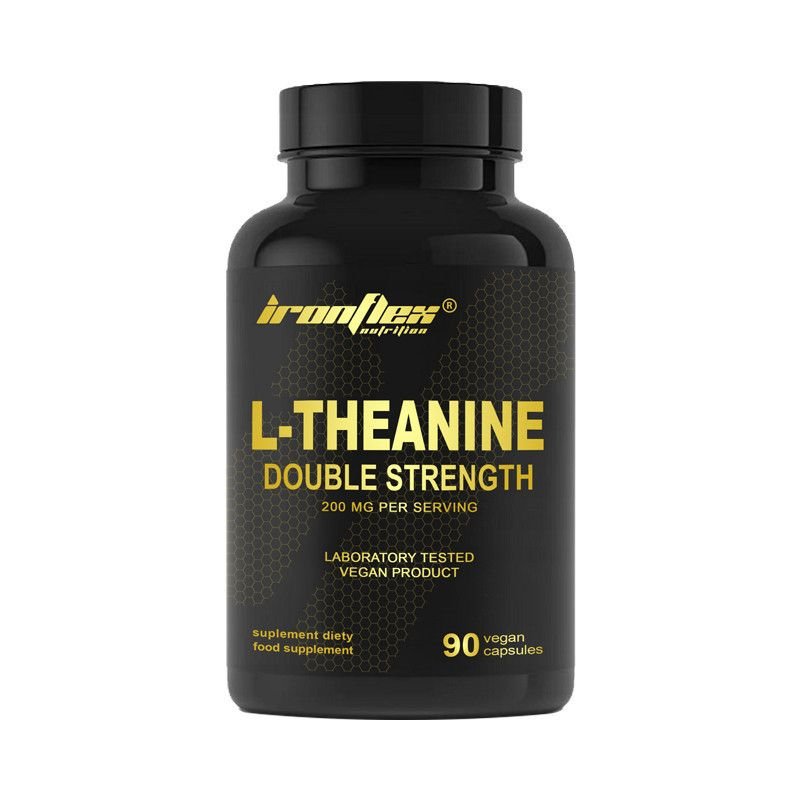 IronFlex Аминокислота IronFlex L-Theanine 200 mg, 90 капсул, , 