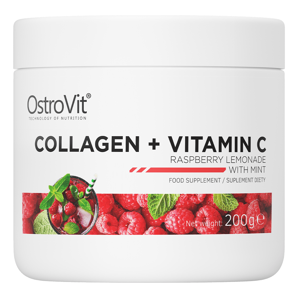 OstroVit OstroVit Collagen + Vitamin C 200 г Raspberry, , 200 г