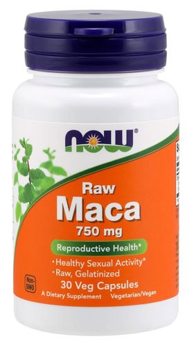 Now NOW Maca 750 mg Raw 30 капс Без вкуса, , 30 капс