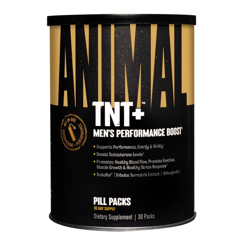 Стимулятор тестостерона Universal Nutrition Animal TNT+, 30 пакетиков,  мл, Universal Nutrition. Бустер тестостерона. Поддержание здоровья Повышение либидо Aнаболические свойства Повышение тестостерона 