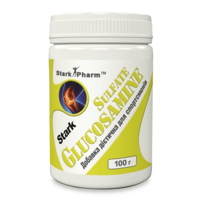 Спортивна добавка Stark Pharm Glucosamine Sulfate 100 г,  ml, Stark Pharm. For joints and ligaments. General Health Ligament and Joint strengthening 