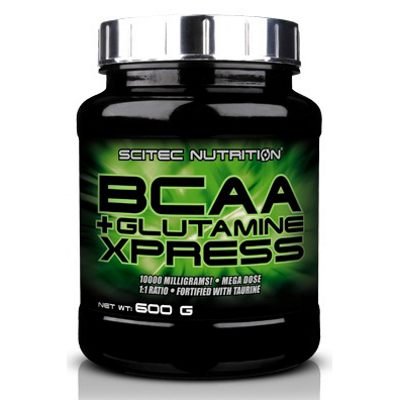 BCAA Scitec BCAA+Glutamine Xpress, 600 грамм Арбуз,  мл, Scitec Nutrition. BCAA. Снижение веса Восстановление Антикатаболические свойства Сухая мышечная масса 
