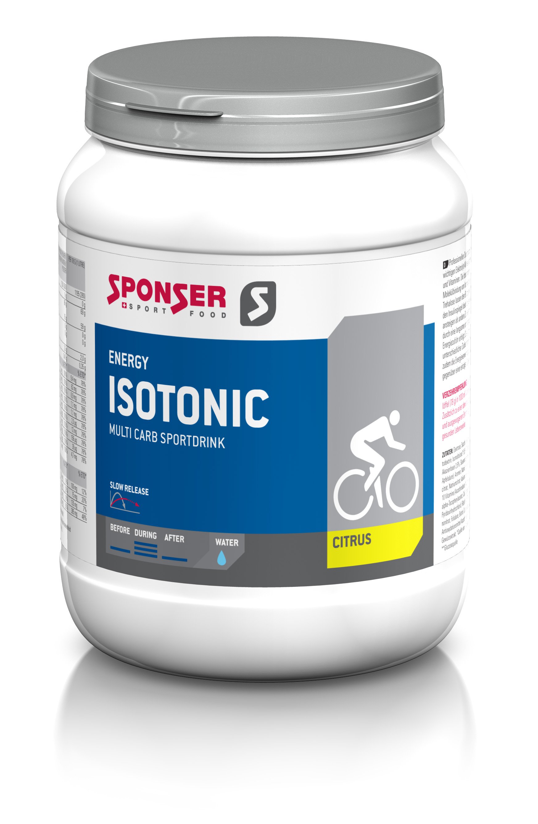 Isotonic, 900 g, Sponser. Isotonic. General Health recovery Electrolyte recovery 