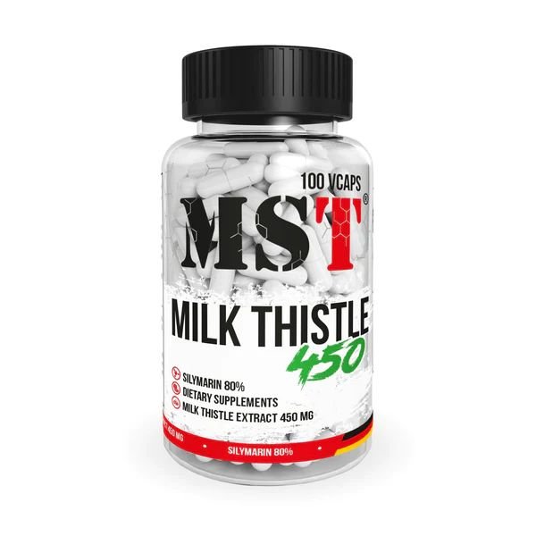 Натуральная добавка MST Milk Thistle, 100 вегакапсул,  мл, MST Nutrition. Hатуральные продукты. Поддержание здоровья 