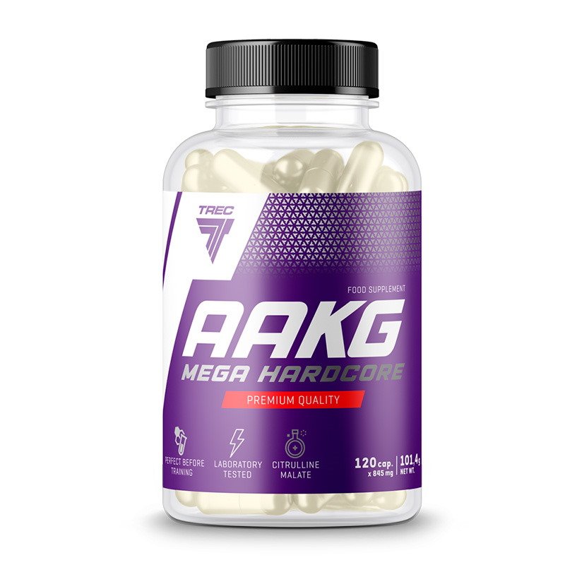 Аминокислота Trec Nutrition AAKG Mega Hardcore, 120 капсул,  ml, Trec Nutrition. Amino Acids. 