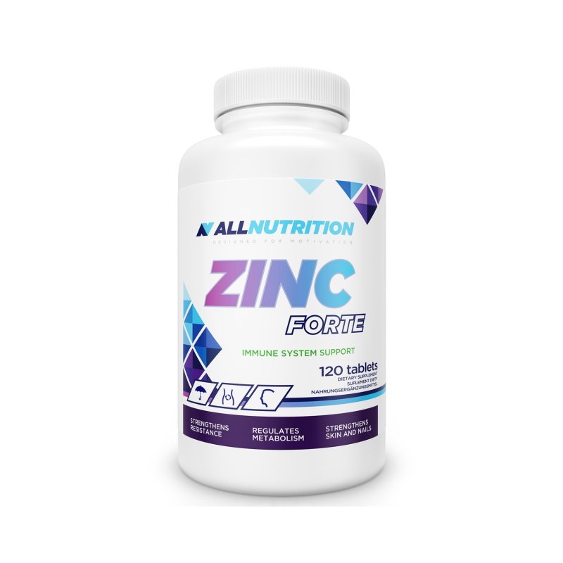 Витамины и минералы AllNutrition Zinc Forte, 120 таблеток,  мл, AllNutrition. Витамины и минералы. Поддержание здоровья Укрепление иммунитета 