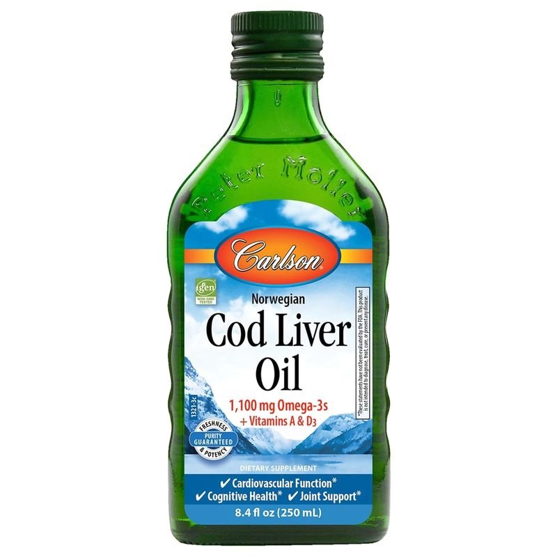 Жирные кислоты Carlson Labs Cod Liver Oil Liquid, 250 мл Натуральный,  ml, Carlson Labs. Fats. General Health 