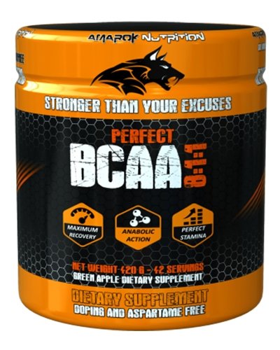 Perfect BCAA, 420 g, Amarok Nutrition. BCAA. Weight Loss recovery Anti-catabolic properties Lean muscle mass 
