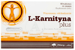 L-Karnityna Plus, 80 шт, Olimp Labs. L-карнитин. Снижение веса Поддержание здоровья Детоксикация Стрессоустойчивость Снижение холестерина Антиоксидантные свойства 