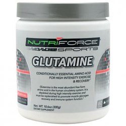 Glutamine, 300 g, Nutri Force. Glutamina. Mass Gain recuperación Anti-catabolic properties 
