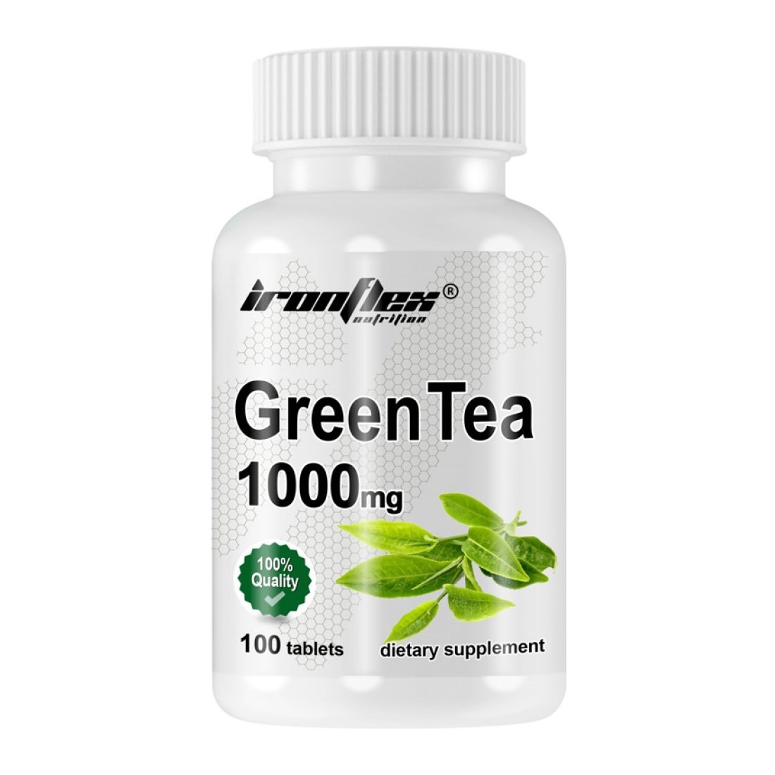 IronFlex Натуральная добавка IronFlex Green Tea, 100 таблеток, , 
