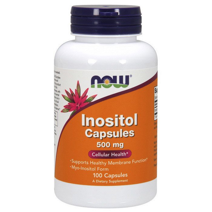 Now Инозитол Now Foods Inositol 500 mg (100 капс) витамин б5 нау фудс, , 100 