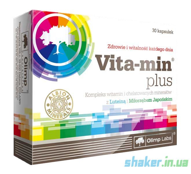 Комплекс витаминов Olimp Vita-min plus (30 капс) олимп,  ml, Olimp Labs. Complejos vitaminas y minerales. General Health Immunity enhancement 