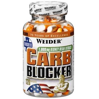 Carb Blocker, 120 шт, Weider. Жиросжигатель. Снижение веса Сжигание жира 