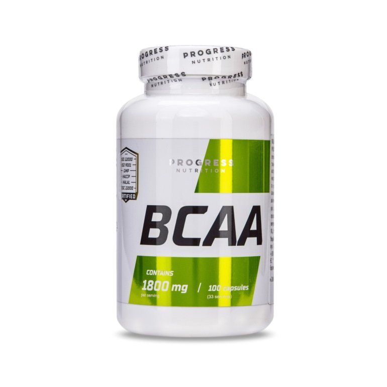 BCAA Progress Nutrition BCAA, 100 капсул,  ml, Progress Nutrition. BCAA. Weight Loss स्वास्थ्य लाभ Anti-catabolic properties Lean muscle mass 