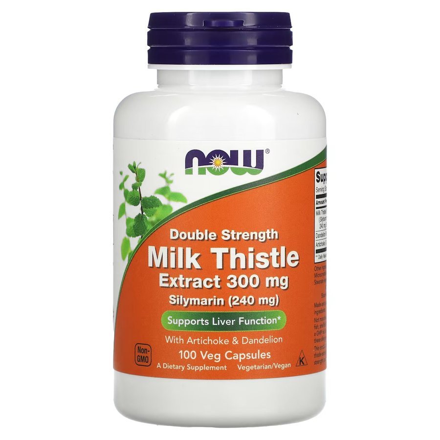 Натуральная добавка NOW Silymarin Milk Thistle 300 mg, 100 вегакапсул,  мл, Now. Hатуральные продукты. Поддержание здоровья 