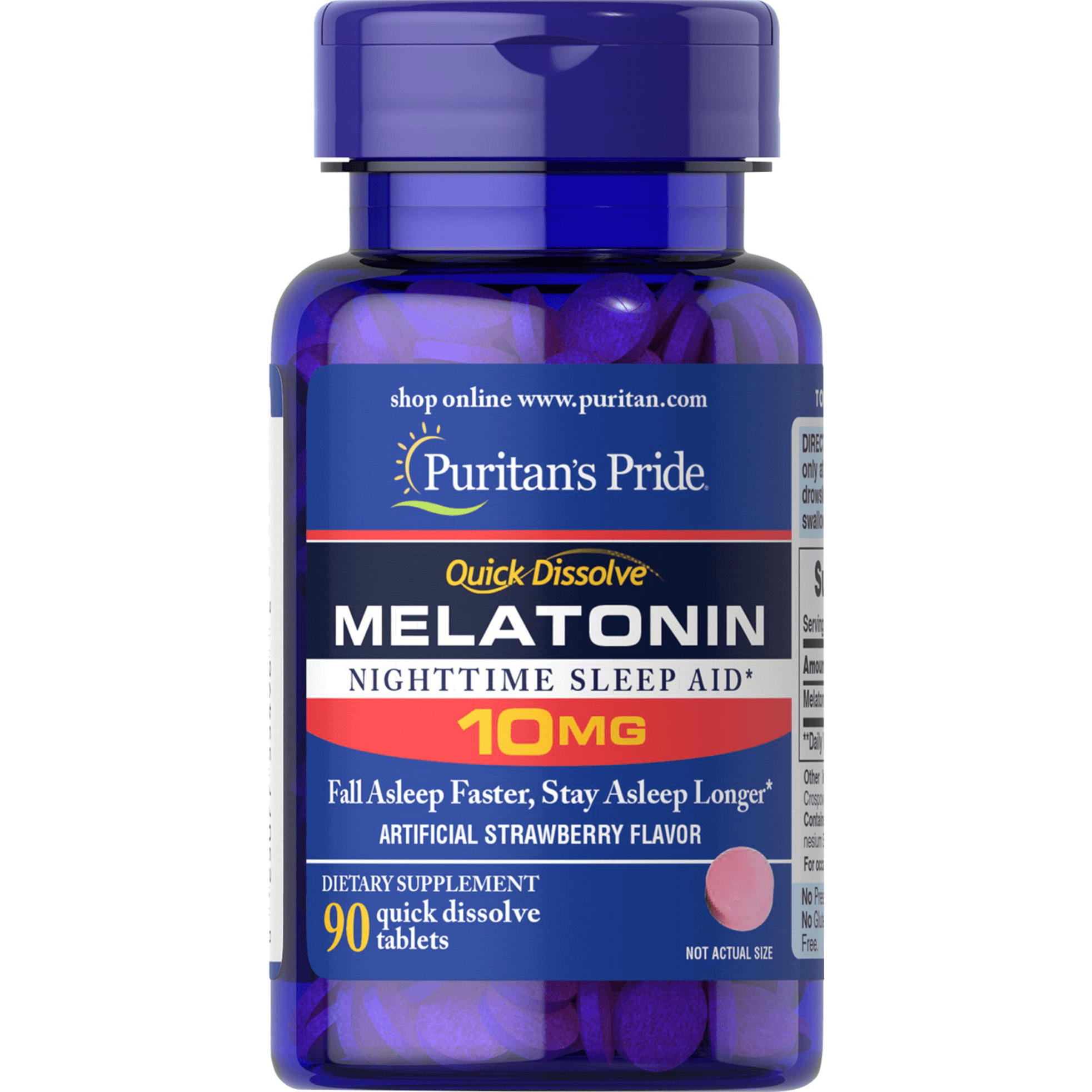 ,  ml, Puritan's Pride. Melatoninum. Improving sleep स्वास्थ्य लाभ Immunity enhancement General Health 