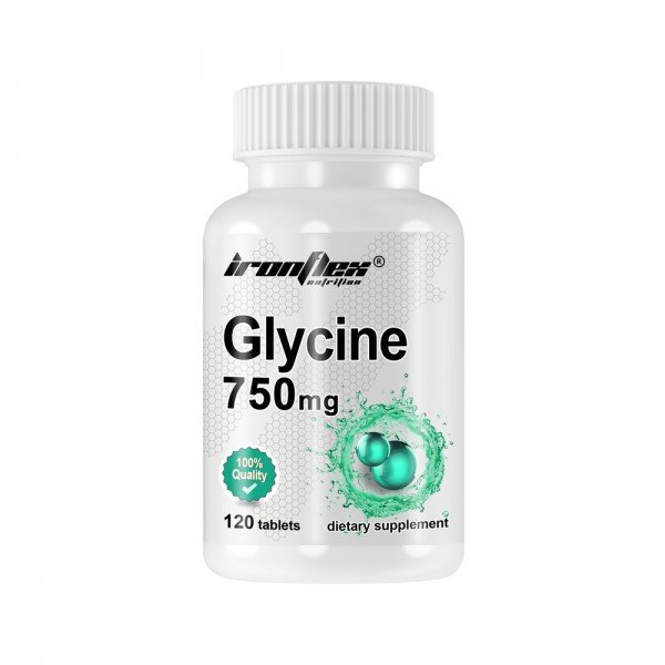 Аминокислота IronFlex Glycine 750 mg, 120 таблеток,  ml, IronFlex. Aminoácidos. 