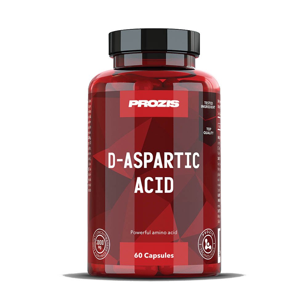 D-Aspartic Acid 1500 мг, 60 piezas, Prozis. Aminoácidos. 