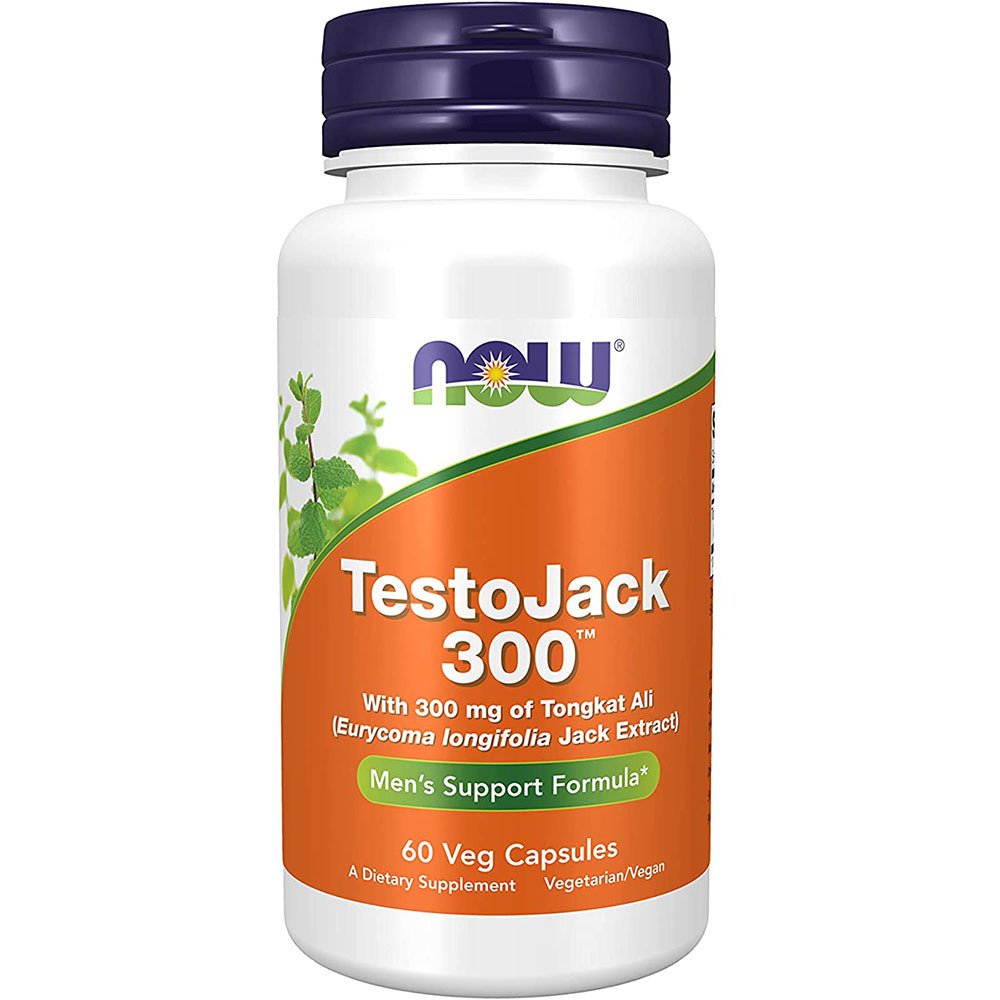 Тестостероновый комплекс NOW Foods TestoJack 300 60 Caps,  ml, Now. Testosterone Booster. General Health Libido enhancing Anabolic properties Testosterone enhancement 