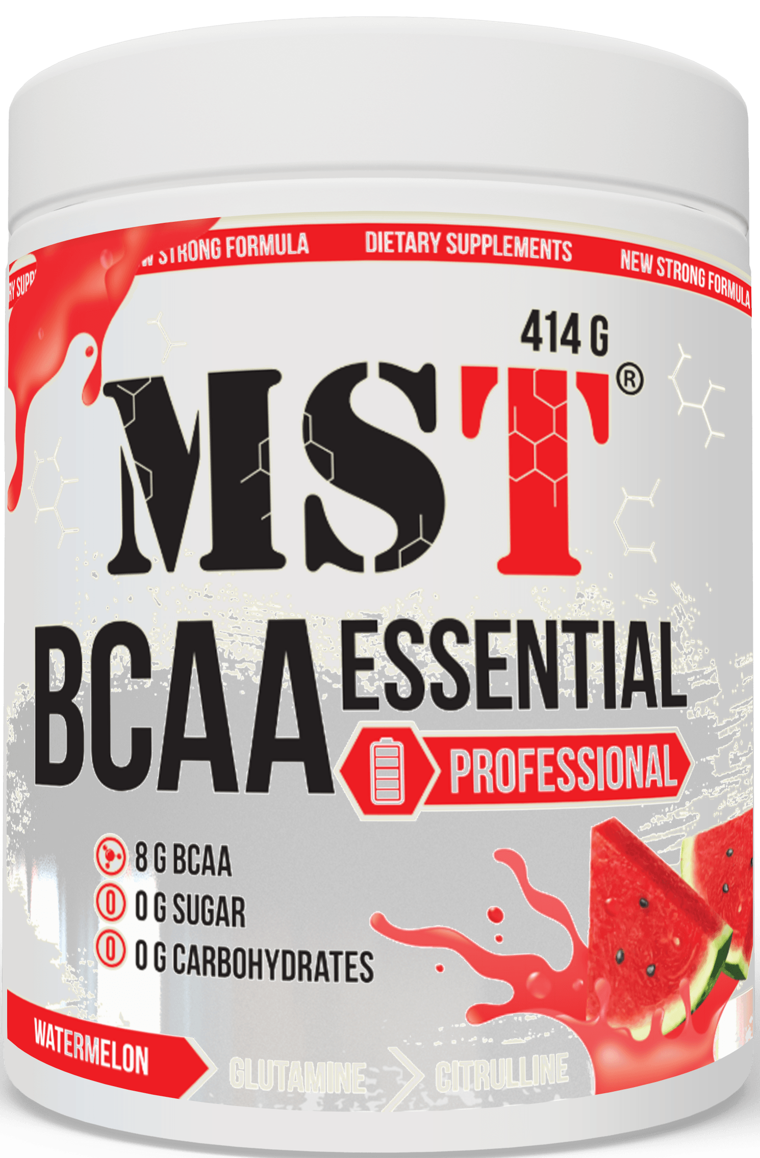 BCAA Essential Professional, 414 г, MST Nutrition. Аминокислотные комплексы. 