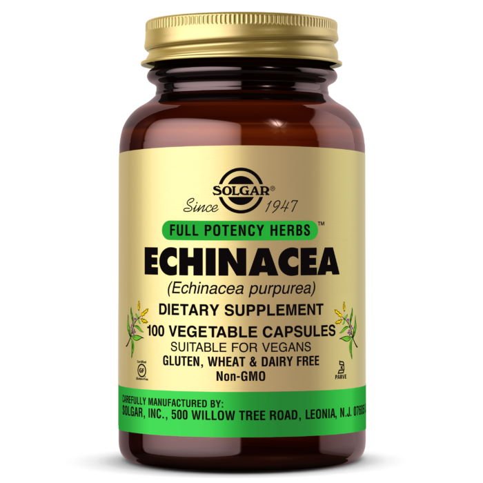 Натуральная добавка Solgar Echinacea, 100 вегакапсул,  ml, Solgar. Natural Products. General Health 