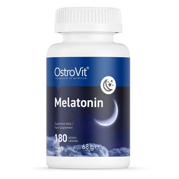 Восстановитель OstroVit Melatonin, 180 таблеток,  ml, OstroVit. Post Workout. स्वास्थ्य लाभ 